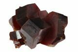 Deep Red Vanadinite Crystal Cluster - Morocco #132682-1